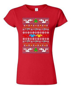 Junior Star Travel Ugly Christmas Comic Space Movie Parody Funny DT T-Shirt Tee