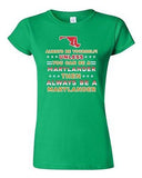 Junior Always Be Yourself Unless You Can Be An Marylander Map DT T-Shirt Tee