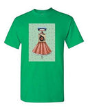 Old Music Radio Dress Retro Tanya Ramsey Artworks Art DT Adult T-Shirts Tee