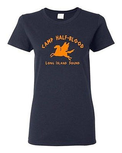 Ladies Camp Half Blood Long Island Greek Magical Sound Greek Gods T-Shirt Tee