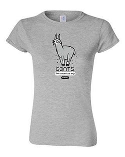 Junior Randy Otter Goats Billy Animals Funny Cute Arts Portray DT T-Shirt Tee