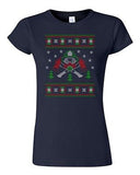Junior Firefighter Hero Ugly Christmas Sweater Fire Firemen Funny DT T-Shirt Tee