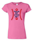 Junior 99 Problems But A Pitch Ain't One Sports Baseball Funny DT T-Shirt Tee