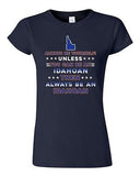 Junior Always Be Yourself Unless You Can Be An Idahoan Map Star DT T-Shirt Tee