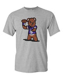 Teddy Bear Quarterback Sports Football Minnesota Funny Fan DT Adult T-Shirt Tee