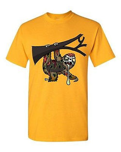 Zombie Sloth Undead Animals Devil Monster Horror Adult DT T-Shirt Tee