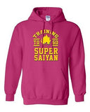 Training To Go Super Saiyan Anime Gym Workout Funny Parody DT Sweatshirt Hoodie