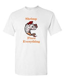 Shrimp Fixes Everything Seafood Sea Prawn Food Novelty Adult DT T-Shirts Tee