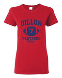 Ladies Dillon 7 Football Retro Sports Novelty DT T-Shirt Tee