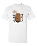 I Need More Cowbell Drums Music BeanePod Artworks Art Funny DT Adult T-Shirt Tee