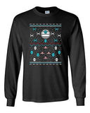 Long Sleeve Adult T-Shirt Star Ship Ugly Christmas Comic Space TV Movie Funny DT