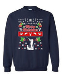 Merry Christmas Hunting Dog Hunt Animals Ugly Christmas DT Crewneck Sweatshirt