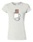 Junior Randy Otter Hot Chocolate Cup Desserts Funny Arts Portray DT T-Shirt Tee