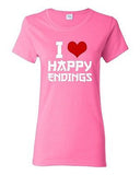 Ladies I Love Happy Endings Massage Therapist Relax Funny Humor DT T-Shirt Tee