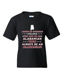 Always Be Yourself Unless You Can Be An Alabemian Map DT Youth Kids T-Shirt Tee