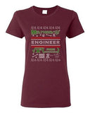 Ladies Engineer Math Mathematics Ugly Christmas Funny Humor DT T-Shirt Tee