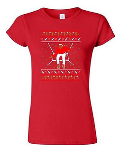 Junior Bling Santa Sweater Cellphone Music Ugly Christmas Funny DT T-Shirt Tee