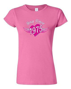 Junior Sexy Since 1975 40th Birthday Over The Hill Party Gag Gift DT T-Shirt Tee