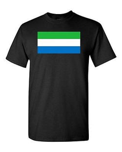 Sierra Leone Country Flag Africa State Nation Patriotic DT Adult T-Shirt Tee