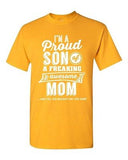 I'm A Proud Son Of A Freaking Awesome Mom Mother Funny Gift DT Adult T-Shirt Tee