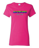 Ladies Awesome Since 1976 Colorful Happy Birthday Gift Funny DT T-Shirt Tee