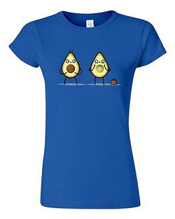 Junior Randy Otter Avocado Baby Seed Fruits Funny Arts Portray DT T-Shirt Tee
