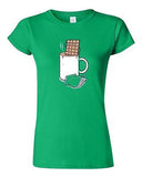 Junior Randy Otter Hot Chocolate Cup Desserts Funny Arts Portray DT T-Shirt Tee
