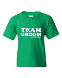 Team Groom Groomsman Wedding Novelty Statement Youth Kids T-Shirt Tee