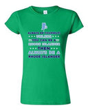 Junior Always Be Yourself Unless You Can Be An Rhode Islander Map DT T-Shirt Tee