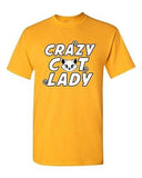 Crazy Cat Lady Single Women Cartoon Pet TV Parody Funny DT Adult T-Shirt Tee