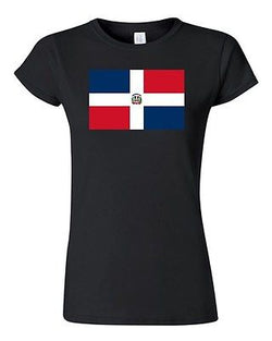 Junior Dominican Republic Country Flag State Nation Patriotic DT T-Shirt Tee