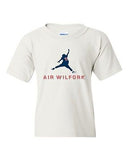 Air Wilfork New England Football Parody Game Sports DT Youth Kids T-Shirt Tee