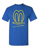 McDowell's Restaurant Queens NY Funny Parody Movie Novelty Adult DT T-Shirt Tee