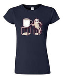 Junior Randy Otter Sloth Mondays Cute Lazy Portray Cute Funny Art DT T-Shirt Tee