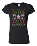 Junior Christmas Is Coming Santa Claus TV Series Funny Parody DT T-Shirt Tee