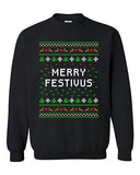 Merry Festivus Ugly Christmas Season Parody Funny DT Novelty Crewneck Sweatshirt