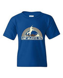 Camp Majestic Unicorn Rainbow BeanePod Artworks Art Funny Youth Kids T-Shirt Tee