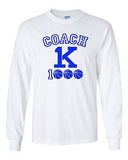 Long Sleeve Adult T-Shirt New Coach K 1000 Wins Basketball Champions Game DT