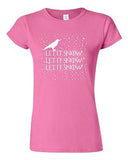 Junior Let It Snow Swords Crow TV Series White Christmas Funny DT T-Shirt Tee