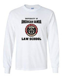 Long Sleeve Adult T-Shirt University Of American Samoa Law School Samoan DT