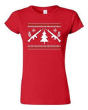 Junior Guns Ugly Christmas Snow Rifle Tree Grenade Funny Humor DT T-Shirt Tee