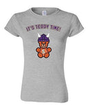 Junior It's Teddy Time Minnesota Football Sports Fan Purple DT T-Shirt Tee