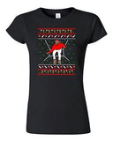 Junior Bling Santa Sweater Cellphone Music Ugly Christmas Funny DT T-Shirt Tee