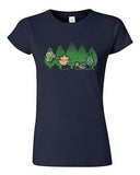 Junior Randy Otter Caterpillar Butterfly Leaf Funny Arts Portray DT T-Shirt Tee
