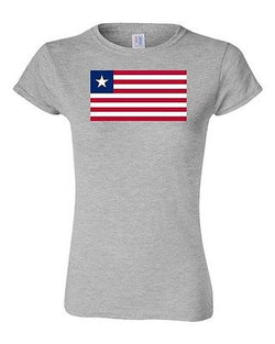 Junior Liberia Country Flag Africa Monrovia State Nation Patriot DT T-Shirt Tee