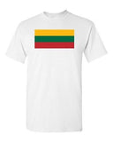 Lithuania Country Flag Europe Vilnius State Nation Patriot DT Adult T-Shirt Tee