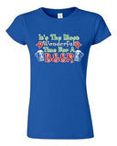 Junior It's The Most Wonderful Time For A Beer Christmas Funny DT T-Shirt Tee