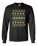 Long Sleeve Adult T-Shirt Halloween Owl Ugly Christmas Pumpkin Funny Humor DT