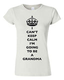Junior I Can't Keep Calm I'm Going To Be A Grandma Family Funny DT T-Shirt Tee