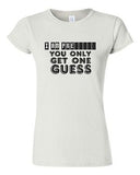 Junior I Am Pregnant You Only Get One Guess Mom Dad Funny Humor DT T-Shirt Tee